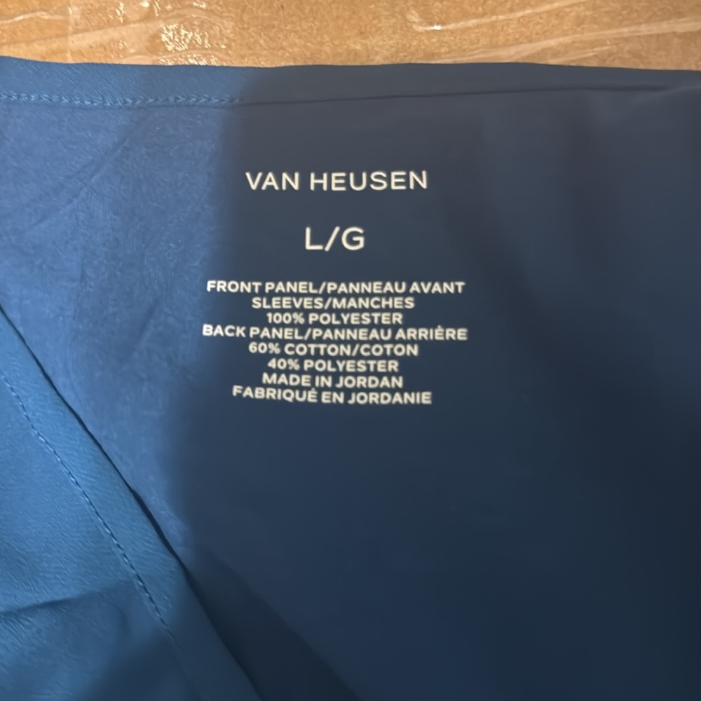 HP Van Heusen dark teal top - Picture 7 of 8